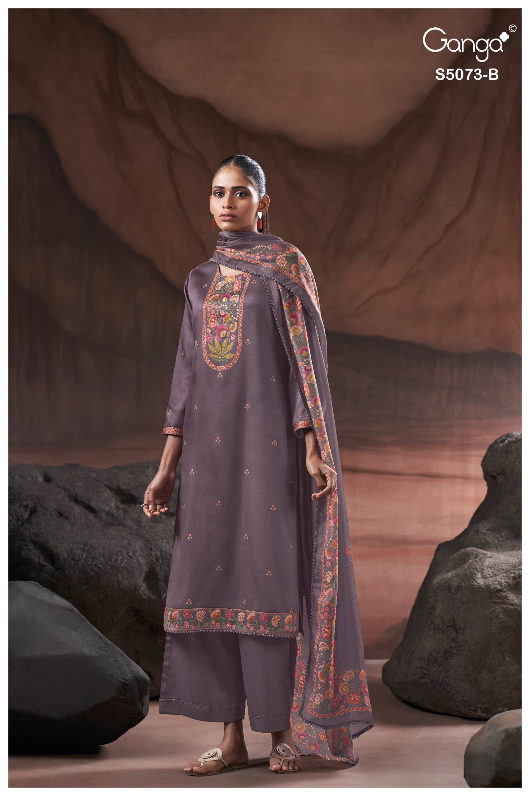 SAVELA 5073 Series By GANGAFASHION Stylish Beautiful Colourful Cotton Satin Dresses At Wholesale Price